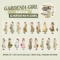 Green Qingzhi Girl PET decorative tape featuring 18 vintage forest-style character illustrations - Green Gardenia Girl