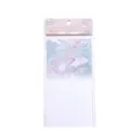 Artistic butterfly memo pad with 50 sheets in elegant pink and purple gradient - Like Butterfly Wings