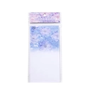 Blue floral aesthetic memo pad with 50 sheets of decorative writing paper for DIY scrapbooking - Sound of Falling Flowers