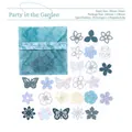 Set pegatinas Garden Party con 50 calcomanías flores y mariposas para manualidades - Fiesta en el Jardín