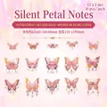 Adesivi per farfalle in PET con finitura laser dorata per decorazioni di scrapbooking - Etichetta di Fiori