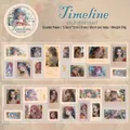 Anime girl theme washi tape with stamp cut and gold foil details for scrapbooking decoration - Self-Portrait