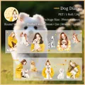 Dog Diary PET tape with cute girl and puppy illustrations for scrapbooking journaling - Dog's Diary