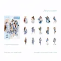 Snow Country PET Personen Sticker Set für Bullet Journals mit 30 Lifestyle Motiven - Snow Country