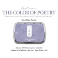 Ταμπόν μελάνης DIY σειράς Poetic Color σε λιλά με ορθογώνια θήκη με λουλούδια - Λιλά