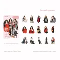 Eternal Summer theme PET stickers featuring 15 unique girls fashion illustrations in 30pcs pack - Eternal Summer