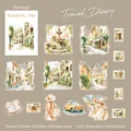 Roman travel themed PET stickers set with 30 pieces featuring vintage Italian architecture - Rome Love Song