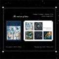 Set di adesivi fai-da-te tema mare stellato con finiture perlate e olografiche per diario - Vasto Mare di Stelle