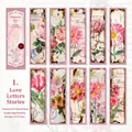 Vintage Lesezeichen-Set mit 20 Stück elegantem Spezialpapier für DIY-Tagebücher - 20 Blatt / Liebesbrief Geschichte