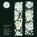 Mint Season PET tape with laser gold foil stamping for scrapbooking decoration - Mint Season
