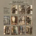Papier de journal vintage forêt avec 10 textures de livres anciens pour scrapbooking - Livres Vintage