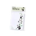 Cute panda stationery sticky notes 80 sheets with bamboo climbing illustration - Panda Holding Bamboo