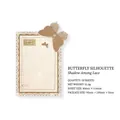 Bloc de notas decorativo de mariposa de encaje vintage para scrapbooking 50 hojas - Estilo Mariposa de Encaje