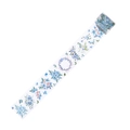 Rotolo di nastro PET floreale acquerello blu per journaling con motivi eleganti - Valle Blu