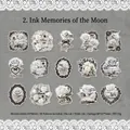 Lot de 30 autocollants PET vintage roses noires et blanches pour scrapbooking créatif - Mémoire d'Encre de Lune
