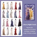 Adesivi PET vintage con 20 eleganti illustrazioni femminili per decorazioni fai-da-te - Corte Stellata