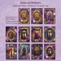 Rococo fantasy vintage flower gate deco stickers and floral lightweight paper card - Flower Gate