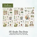 Adesivi in PET con motivi di serre e giardini in stile acquerello artistico - Tempo del Giardino