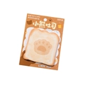 Simpatici post-it a forma di toast d'orso, 30 fogli di cancelleria creativa per journaling - Cibo a forma di orso