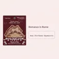 Retro Roman Romance memo paper with baroque border patterns in kraft texture - Roman Romance