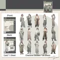 Street girl series PET stickers with 30 pieces of decorative scrapbook material - Street Girl