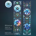Blue radiant flowers PET tape with shell light finish for scrapbooking decor - Adam's Star