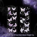 Adesivi PET farfalla con lamina d'oro per scrapbooking in viola sfumato cosmico - Fantasia Galattica
