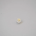 Chiusure per orecchini in argento S925 dorato con silicone antiscivolo per gioielleria - Stile Tondo (Esterno Silicone Interno Argento 925 Placcato Oro)