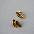 Vintage 925er Silberohrringe mit Blättern und Emaille für elegante herbstliche Schmucklooks - Handgefertigter Emaille-Blatt-Stil