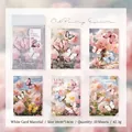 Biglietti a farfalla 3D stile pittura a olio per scrapbooking fai-da-te floreali 10pz - Farfalle che Danzano nei Fiori