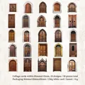 50 pieces Twilight Forest vintage European door style scrapbook collage cards - Twilight Forest