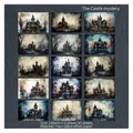 30pcs Gothic dark castle theme vintage ephemera paper for scrapbooking and journaling - Castle Mystery