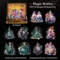 Gothic PET Zaubertrank-Flaschen Aufkleber-Set für Vintage Scrapbooking und Basteln - Zauberflasche