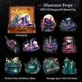 Gothic PET stickers variant with 20 mystery magic themed decals for scrapbooking - Illusion Props