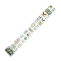 Vintage botanical butterfly decorative tape with die-cut patterns for scrapbooking - Wilderness Fantasy