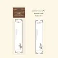Caramel brown vintage scrapbooking paper with elegant retro floral borders, 50 sheets - Caramel Brown