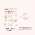 Floral burned edge sticky notes for scrapbooking with 30 sheets of begonia flower stickers - Begonia Without Snow