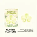 Orchid shape memo pad from Burnt Dreams series, 30 sheets of floral journaling paper - Moonlight Flowers