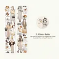 PET-Klebeband Winter Latte mit gemütlichen Illustrationen und 40 mm Breite - Winter Latte