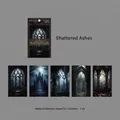 Gothic-Stil dunkle Schloss-Aufkleber für Scrapbooking 10er Set 70x115mm - Zersplitterte Asche