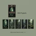 Dunkle Waldschloss Retro Aufkleber für DIY Scrapbooking, 10 Blatt pro Packung - Wilde Puppen