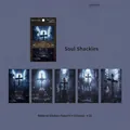 Soul Shackles Gothic Aufkleber im kühlen Blau mit 10 Vintage Ästhetik Motiven - Seelenfesseln