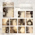 Carta scrapbooking vintage Fading Memory, stile Black Waltz con motivi floreali - Valzer Nero