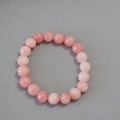 New Chinese vintage handmade 10mm kunzite apatite beaded stretch bracelet for women - Pink