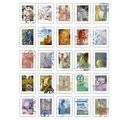 Vintage oil painting style PET stamp stickers featuring classic French art aesthetics - Fontainebleau