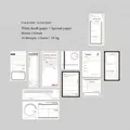 Schreibwarenset Wunder-Zeitplan mit weißem Kraftpapier und Dekostickern für Planer - Fantastischer Zeitplan