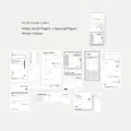 West Bank Letter vintage aesthetic paper sticker set for scrapbooking and DIY journals - West Bank Letter
