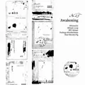 Nastro in PET serie Awakening con motivi di documenti vintage, formato 50 mm x 2 m - Risveglio