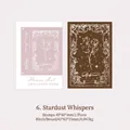Twilight Series flower and star pattern wooden stamp for DIY scrapbooking, 40x60mm size - Blooming Star Language