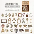 30pcs vintage dressing table series hollow cardstock for DIY scrapbook decoration - Vanity Jewelry